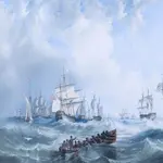 AF03S The Channel fleet in heavy weather - Canvas Print af03s-the-channel-fleet-in-heavy-weather-canvas-print-l05 (1).jpg